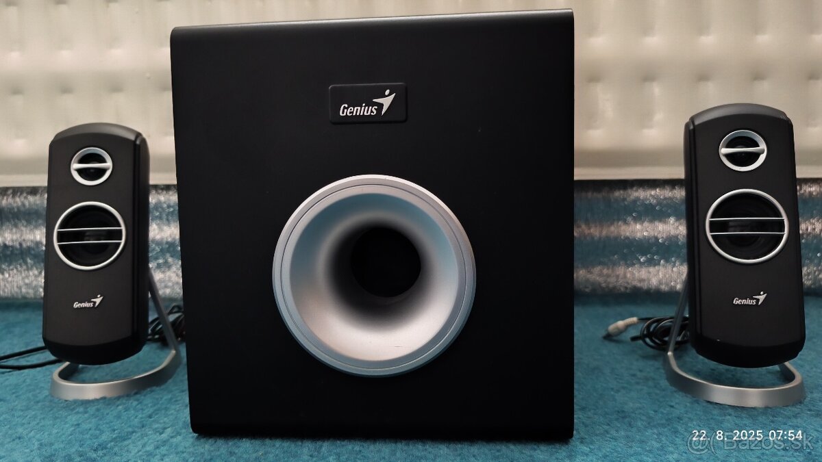 PC/NTB Repro Genius SW-V2.1 1500, čierno-strieborné - 2