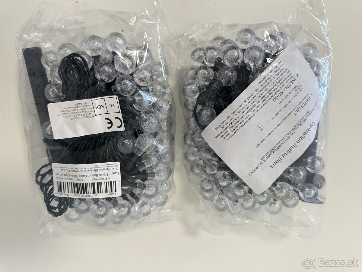 100 LED solárne svetlo, 12m - 2