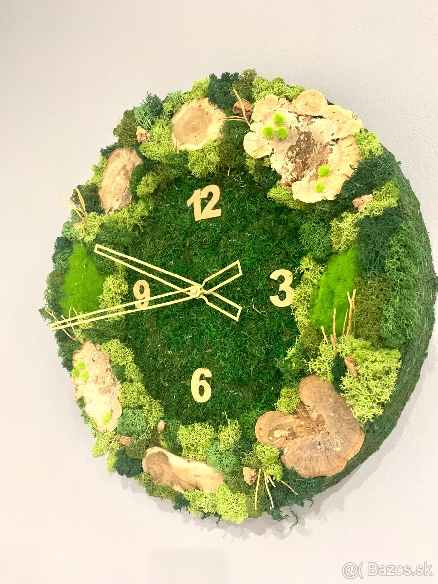 Machové hodiny Peace of nature - 2