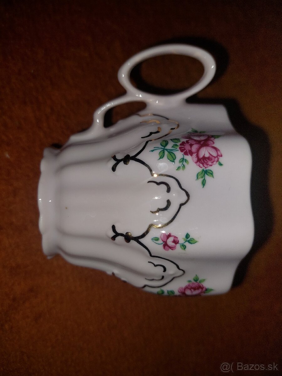 Predám ružový porcelán H&C - sada 5 kusov - 2