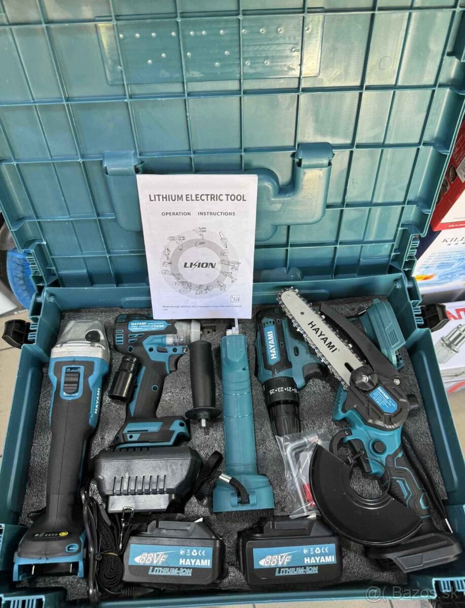 5-dielna sada akumulátorového náradia - 2