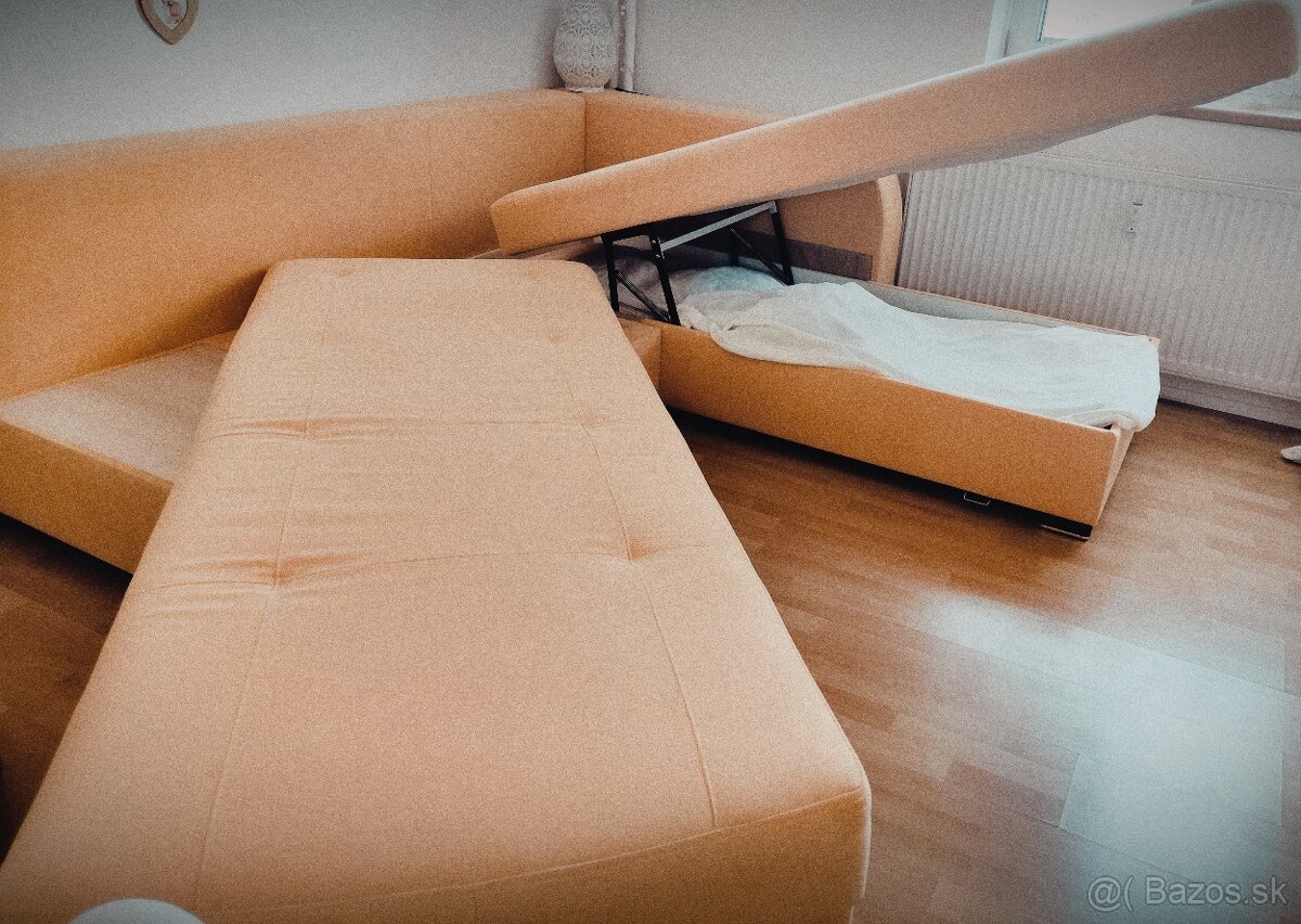L-ková rohová sedacia súprava s úložným priestorom - 2