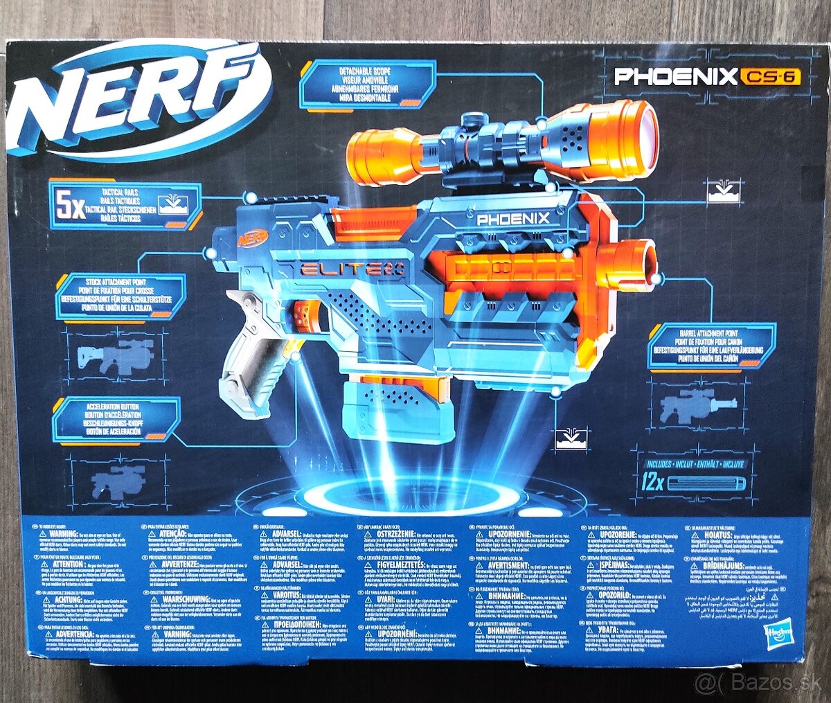 NERF Elite 2,0 Phoenix + náboje navyše - 2