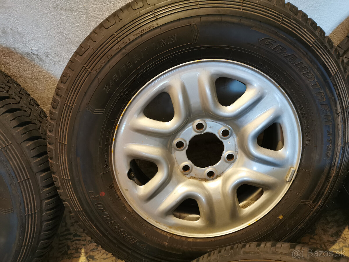 NOVÉ PNEU - 245/75 R17 - terénne Dunlop (4 ks) DOT 22 - 2
