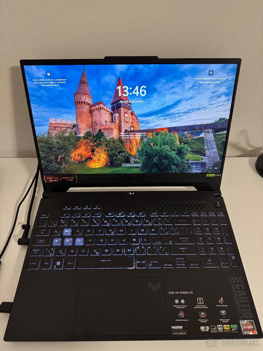 Herný notebook ASUS TUF Gaming A15 - 2