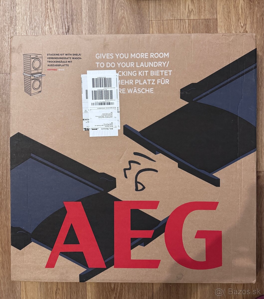 Medzikus práčka – sušička s výsuvom AEG A1WYHSK2 biely - 2