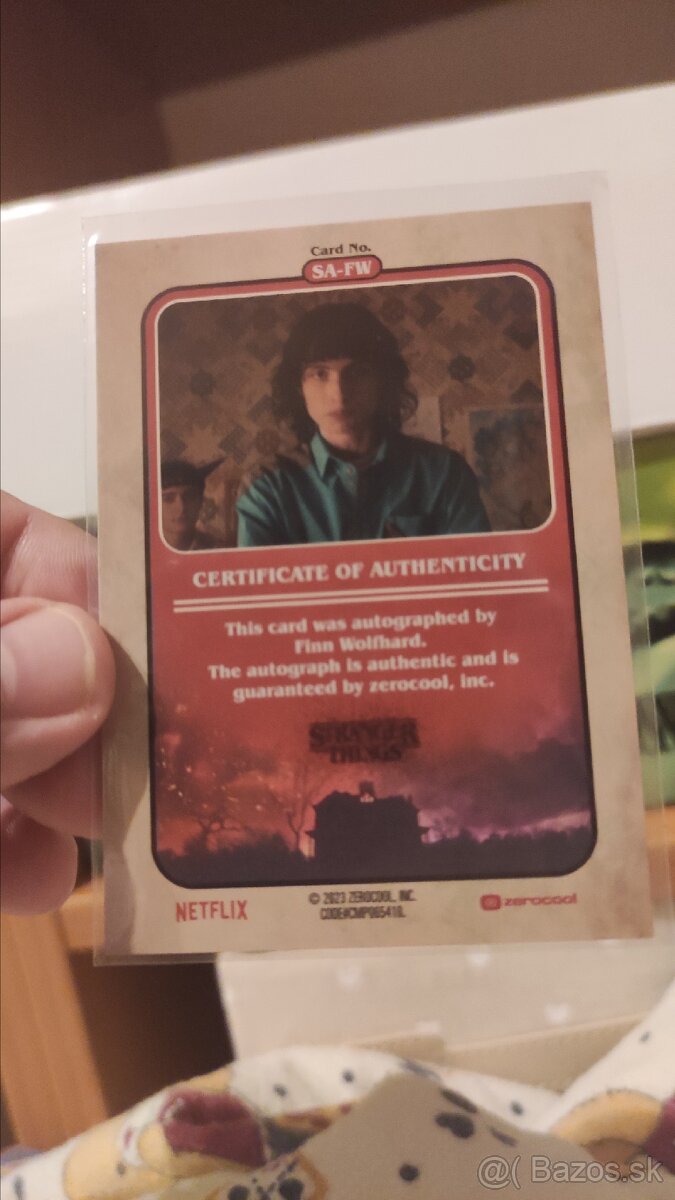 2023 Topps Stranger things season four Mike Wheeler Auto - 2