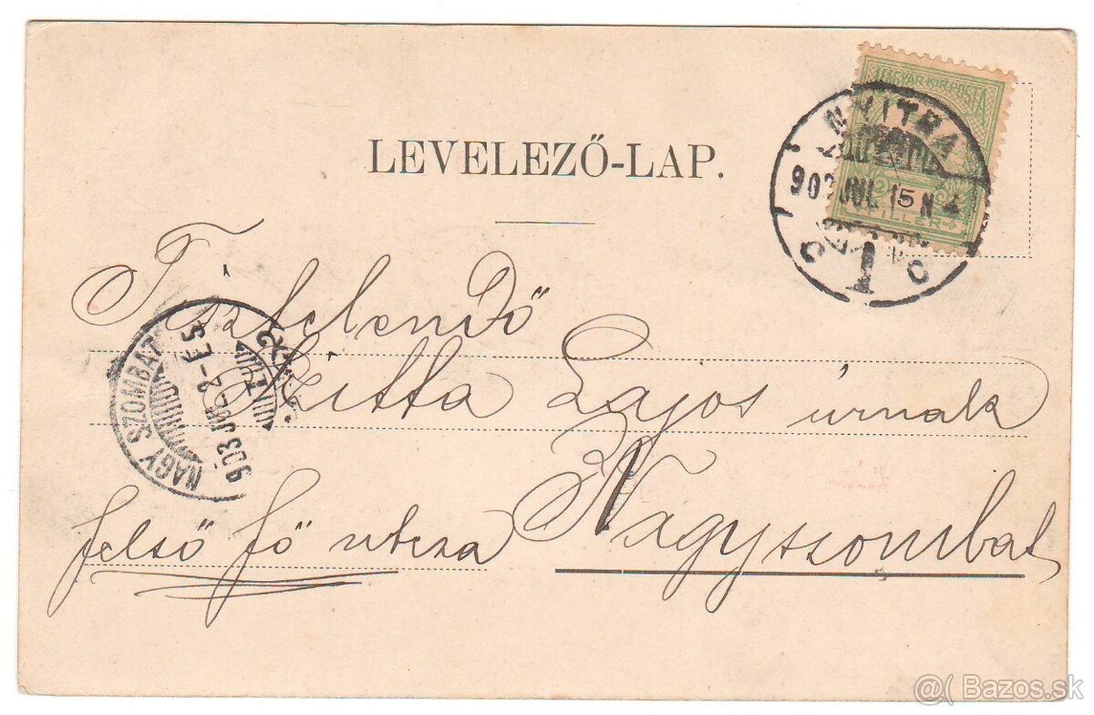 Na predaj pohľadnica Nitra (1903) - 2