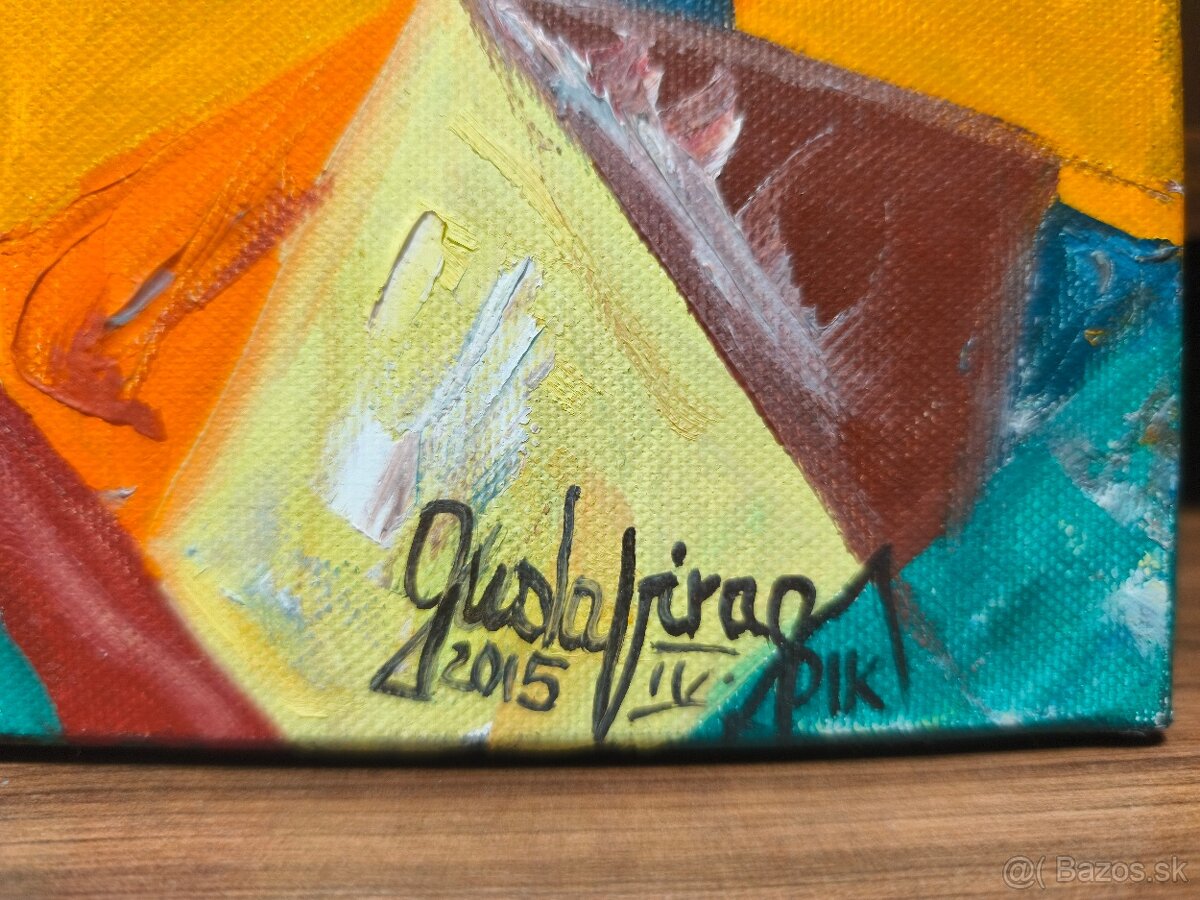 Predám obraz - Gustáv Virág - Harlekýn - 2