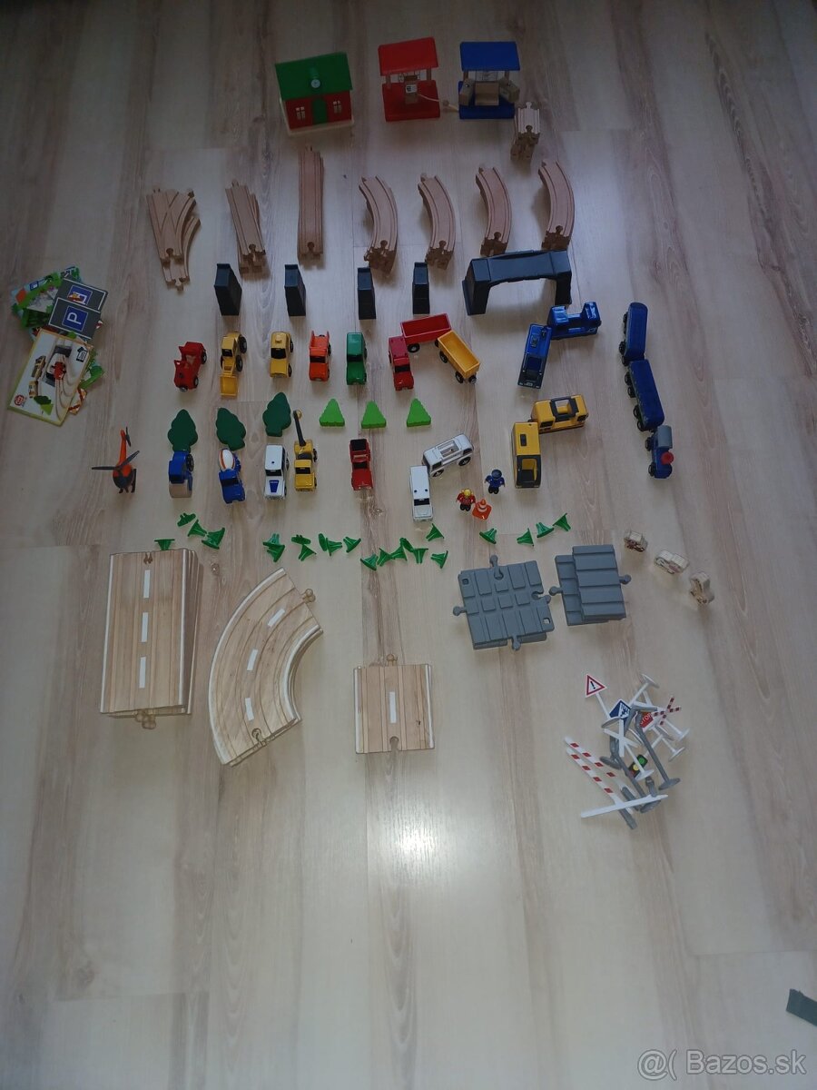 Drevené kolajnice s doplnkami - 2