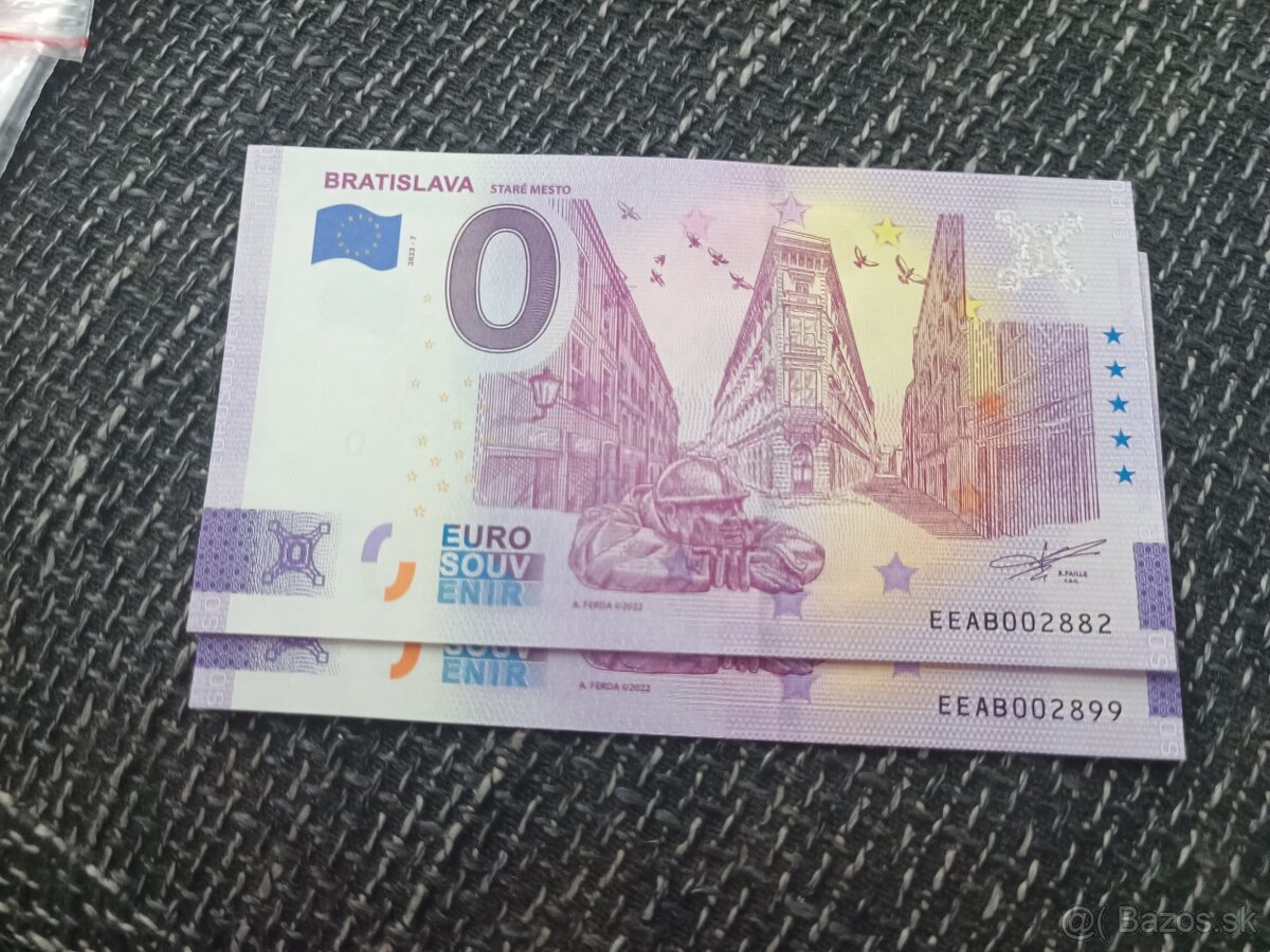 0 euro bankovky - 2