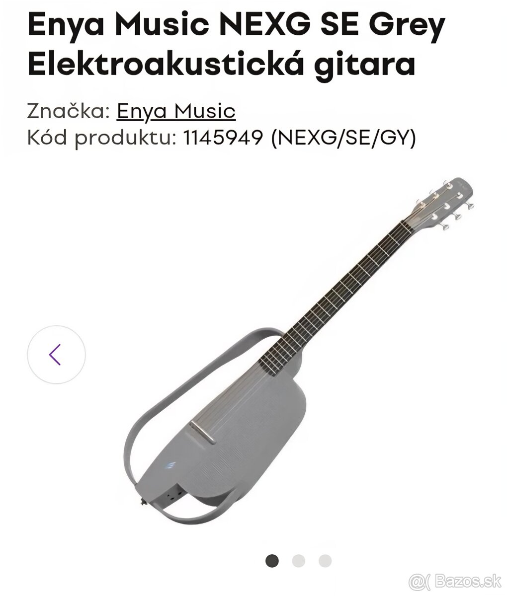 Elektroakustická gitara Enya Music NECG SE - 2