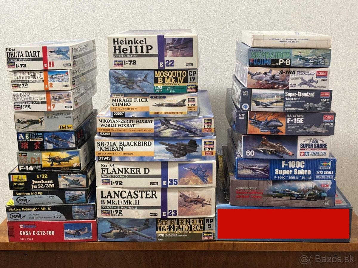 Plastikové modely lietadiel 1:72 a 1:144 - 2