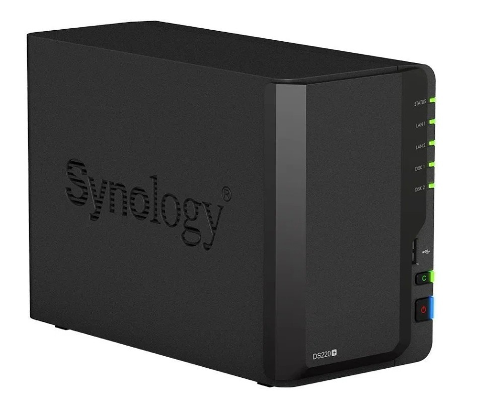Sieťové úložisko Synology DiskStation DS220+ / vrátane 2x6tb - 2