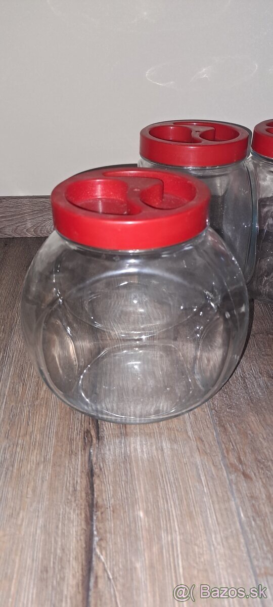 Sklenene nadoby + 2x salka - 2