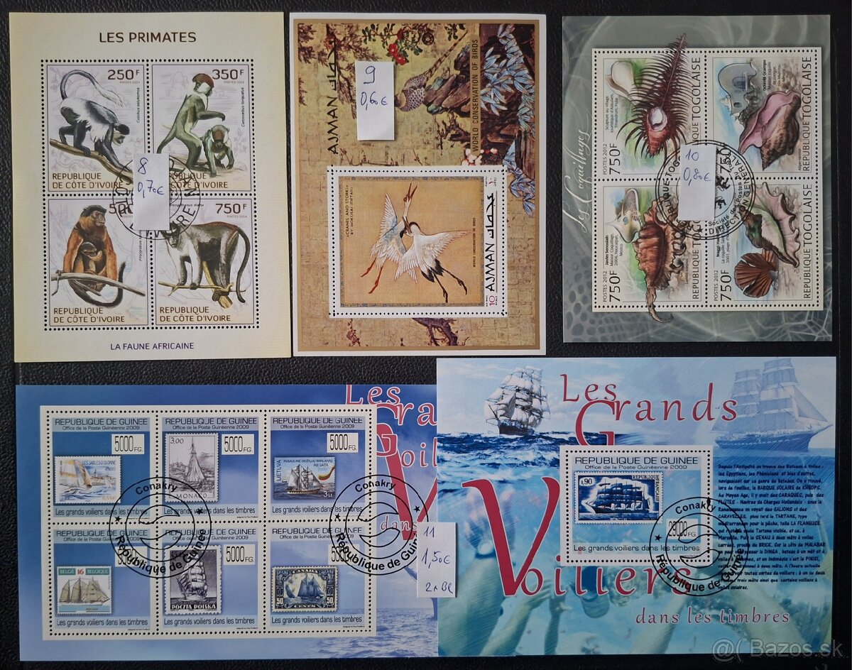 Postove znamky Mix 18 (99poloziek) - 2