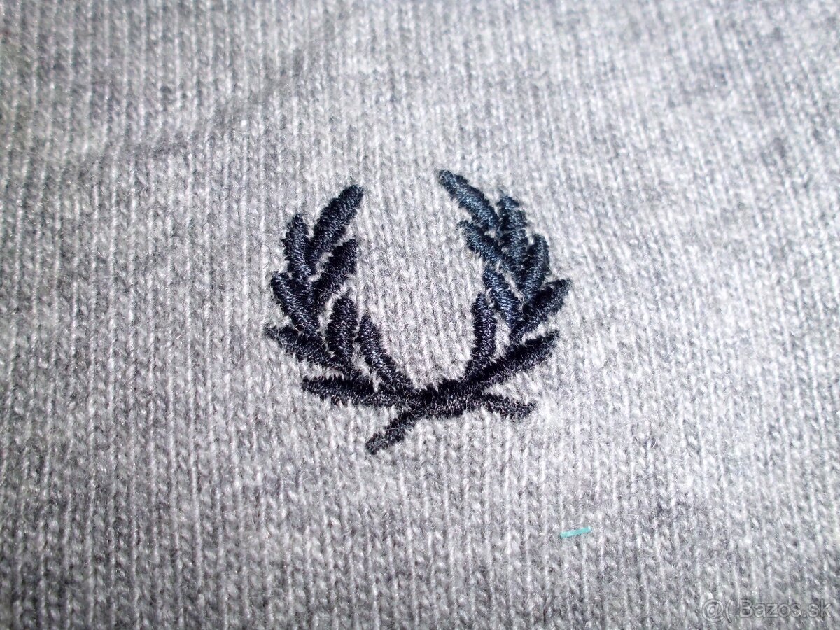 Fred Perry pánsky sveter vlna+kašmír M-S - 2