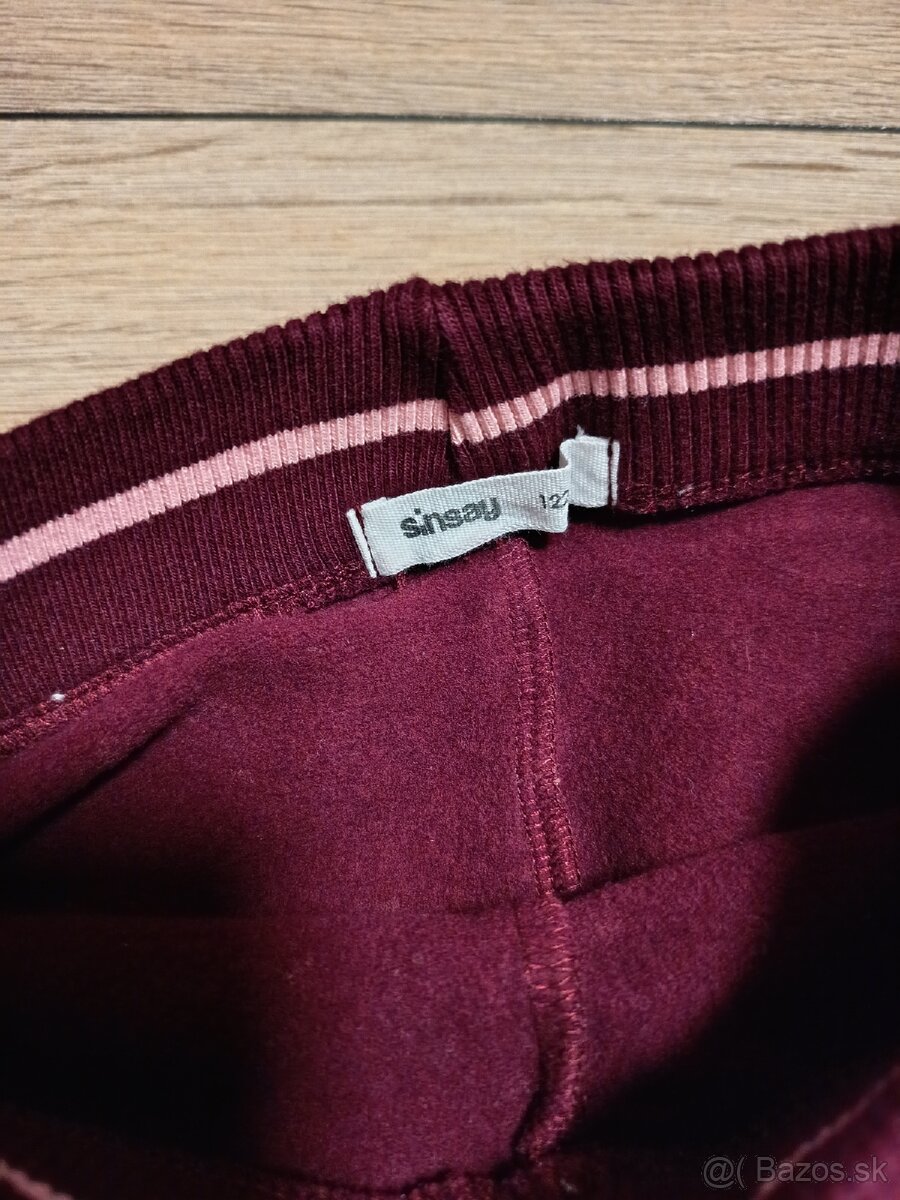 Dievčenské oteplené legíny, veľkosť 122 - 2