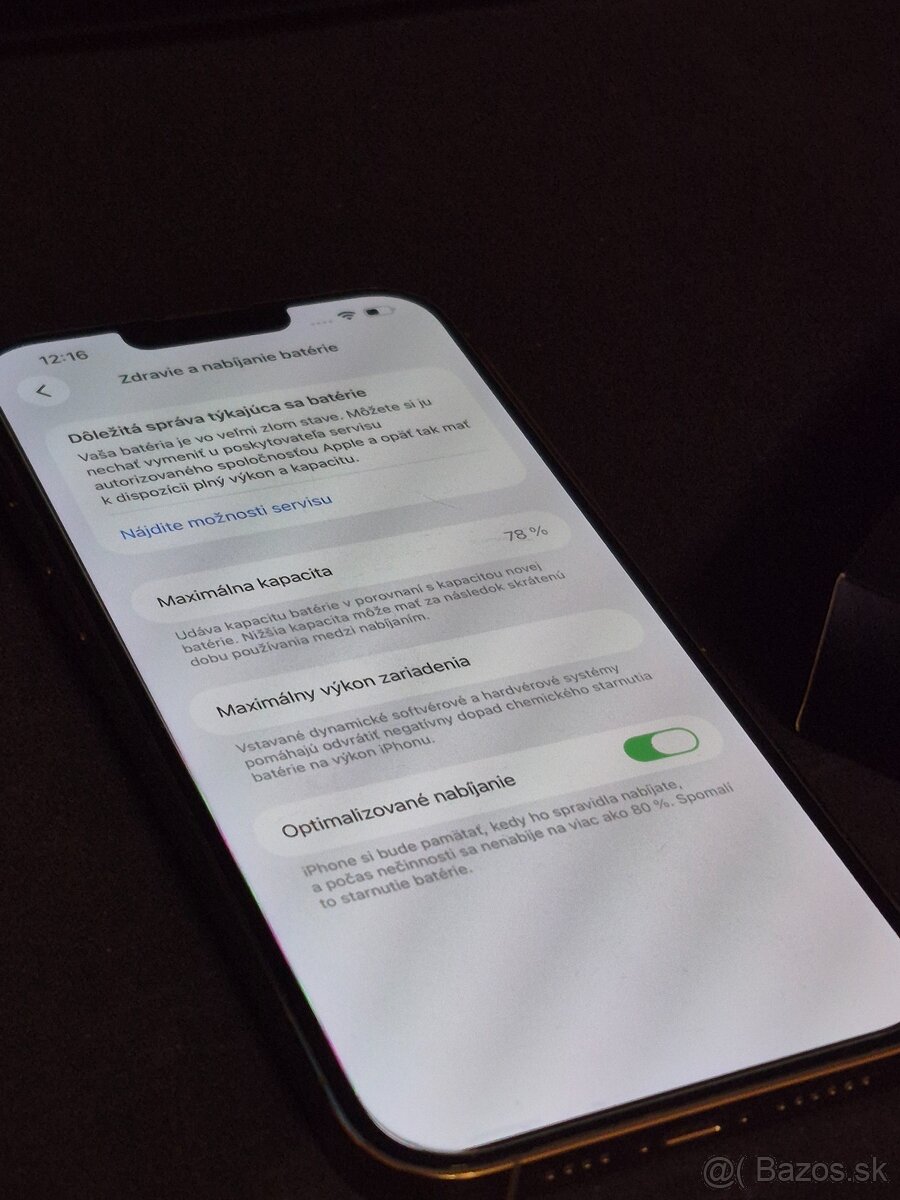 iPhone 13 Pro Max 128GB 78% batérie - 2