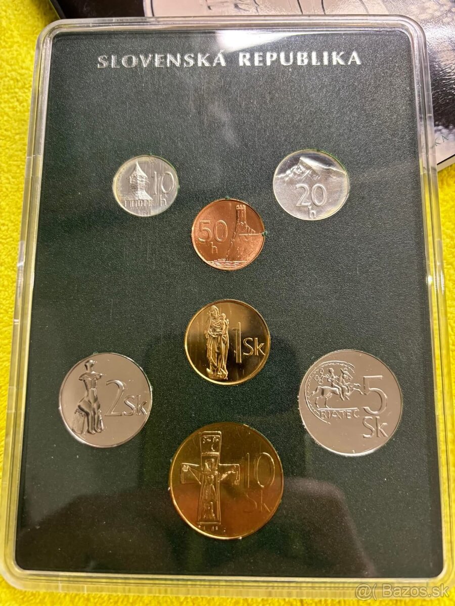 Sada obehových mincí 2004 Slovensko proof - 2