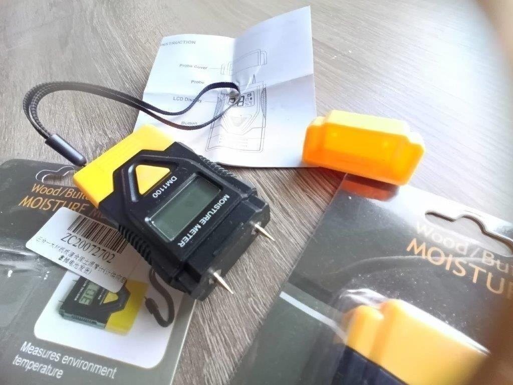 Digitálny vlhkomer 3 v 1 – stierky, beton, drevo... - 2