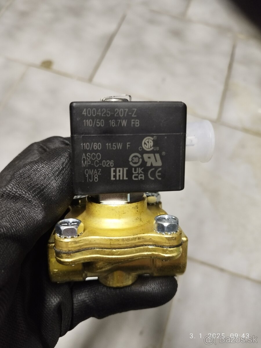 Predám solenoidový ventil ASCO E210C094 - 2