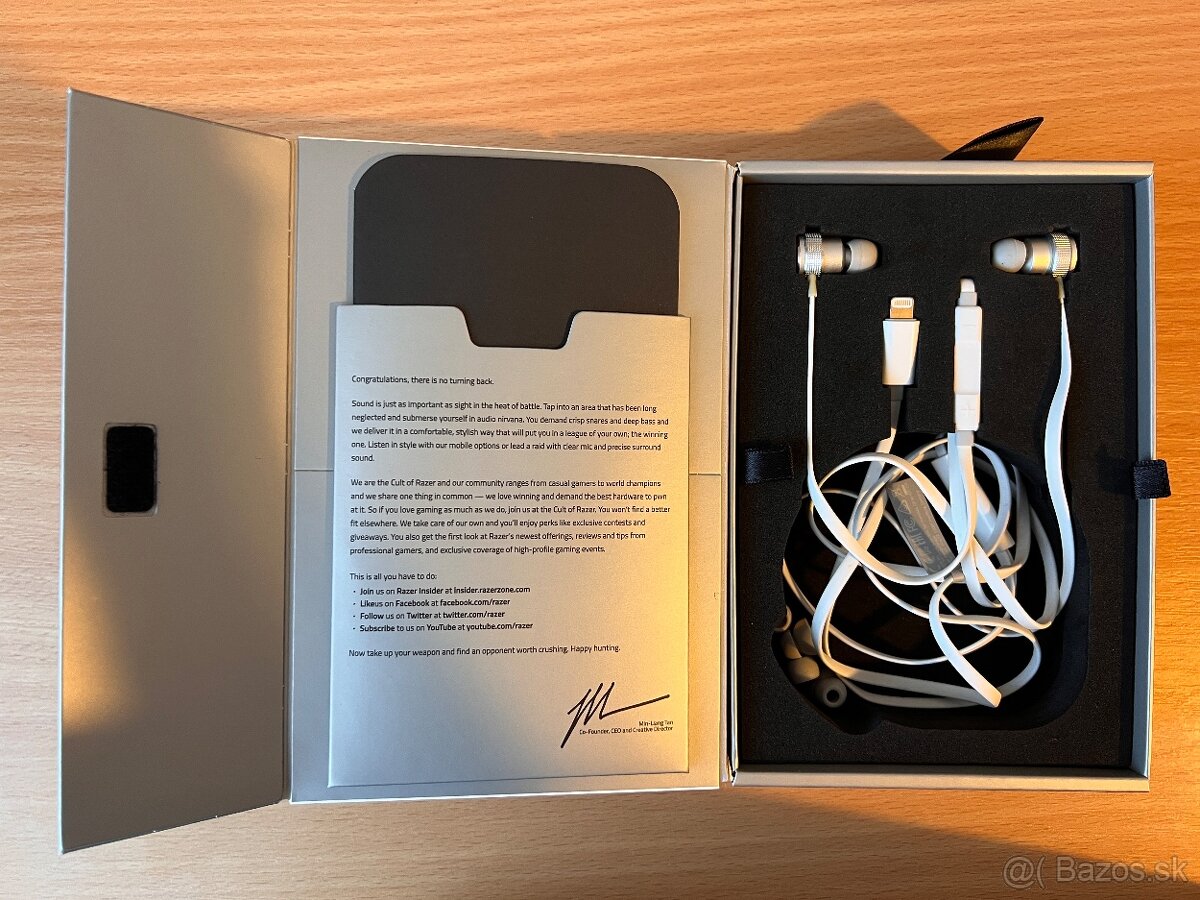 Slúchadlá Razer Hammerhead iOS (Lightning) - 2