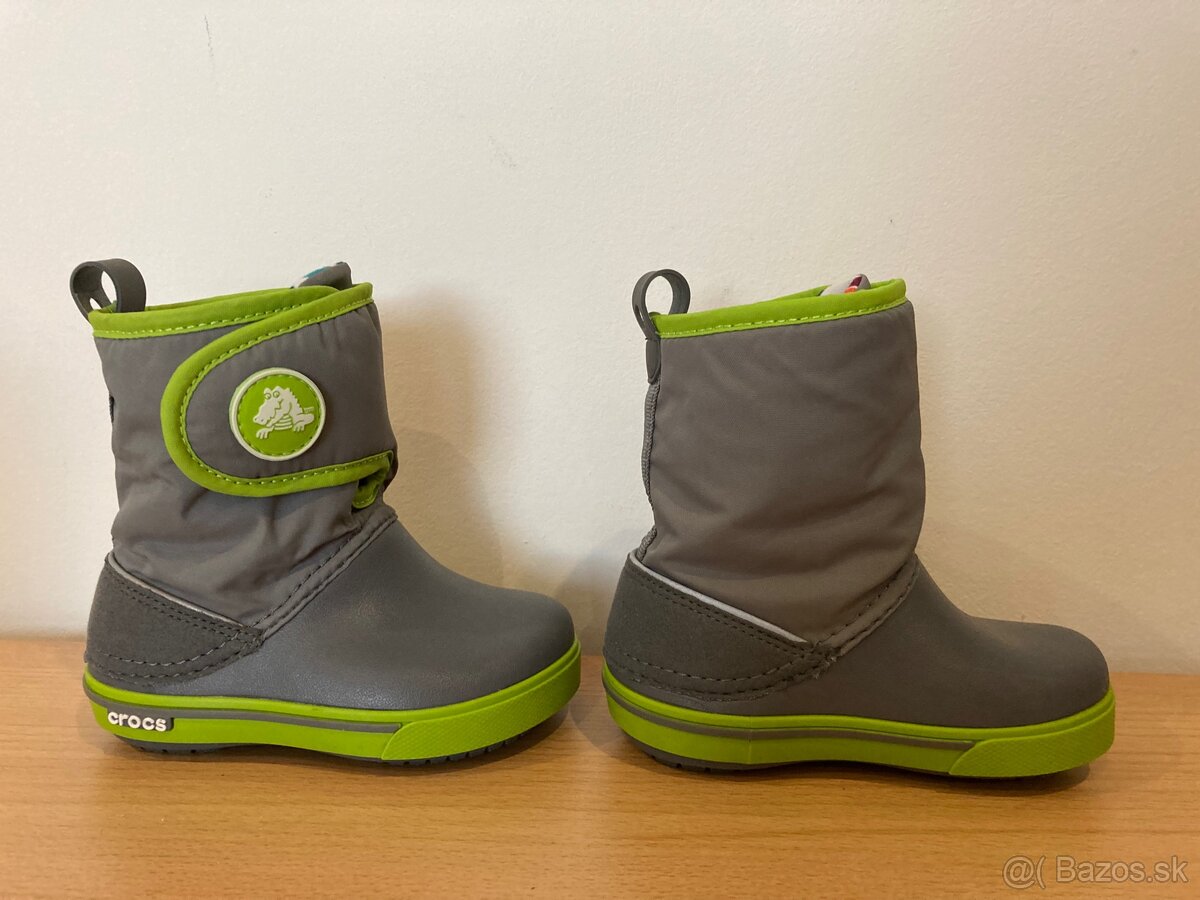 Detské crocs zateplené gumáky C6 (22/23) - 2