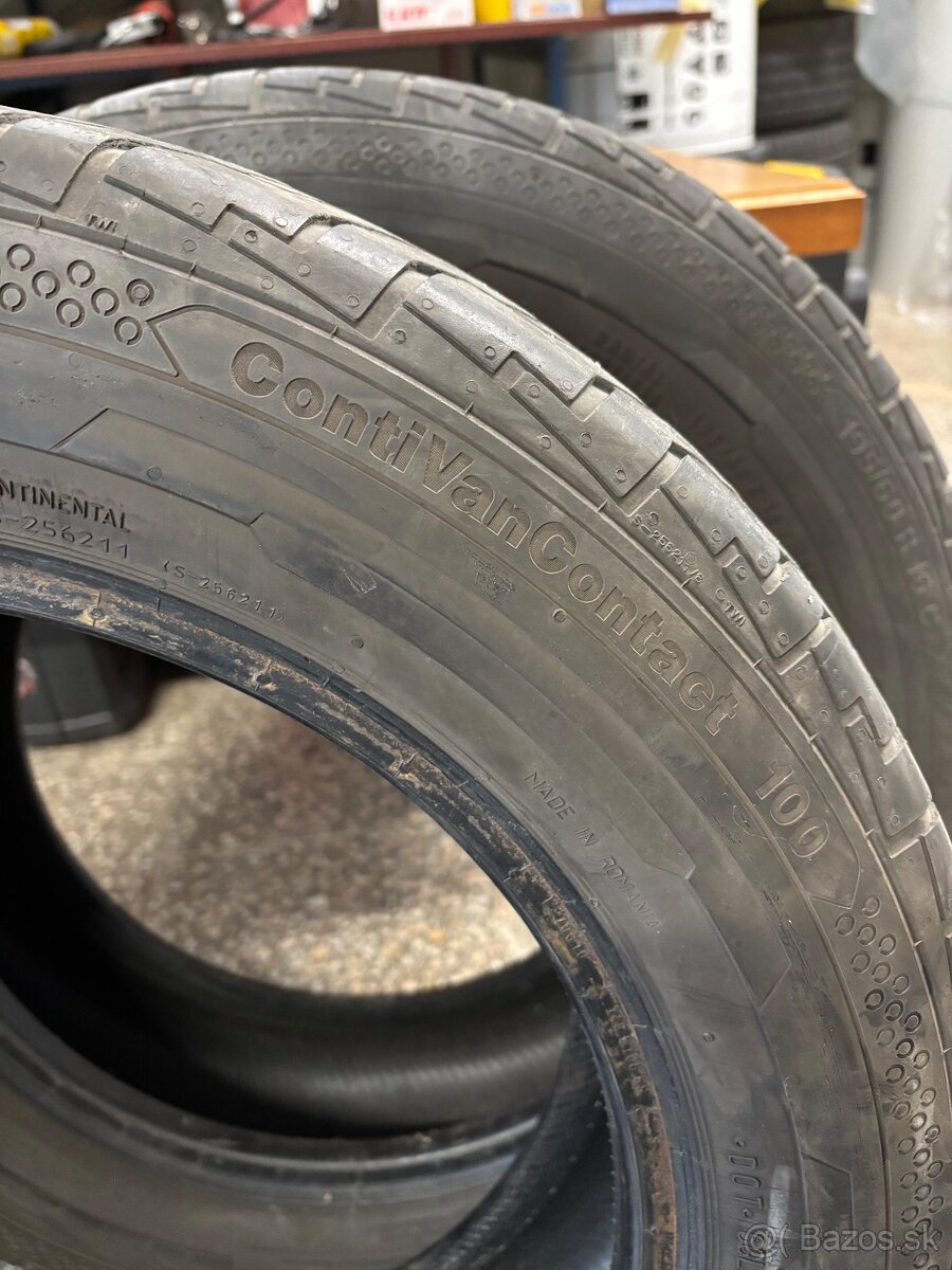 letné pneumatiky 195/60 r16C - 2