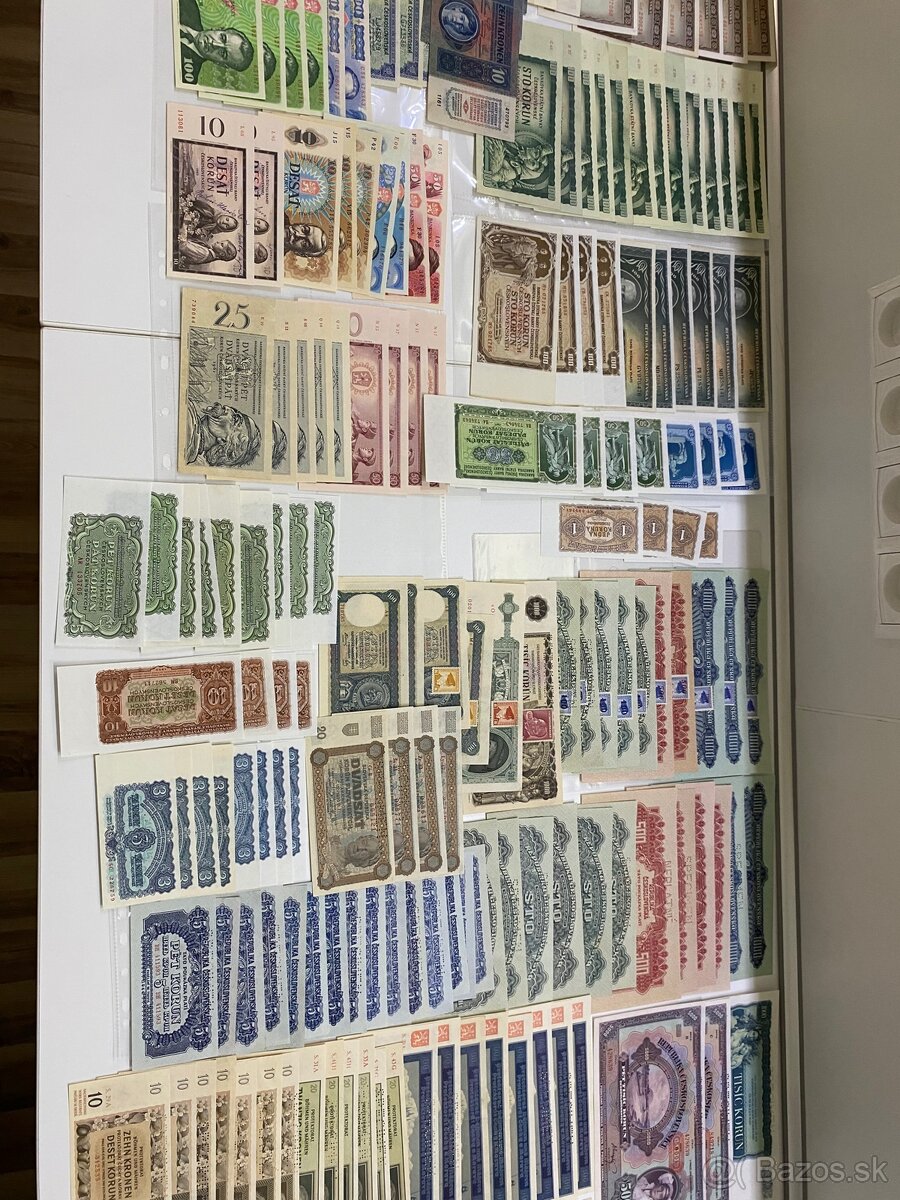 Bankovky mince striebro - 2