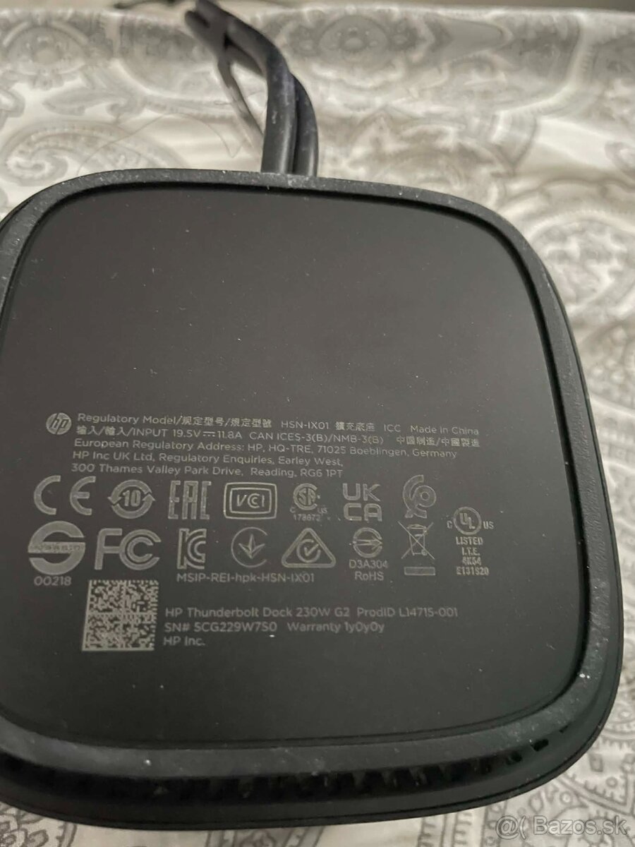 Predám dokovaciu stanicu HP Thunderbolt G2 - 2