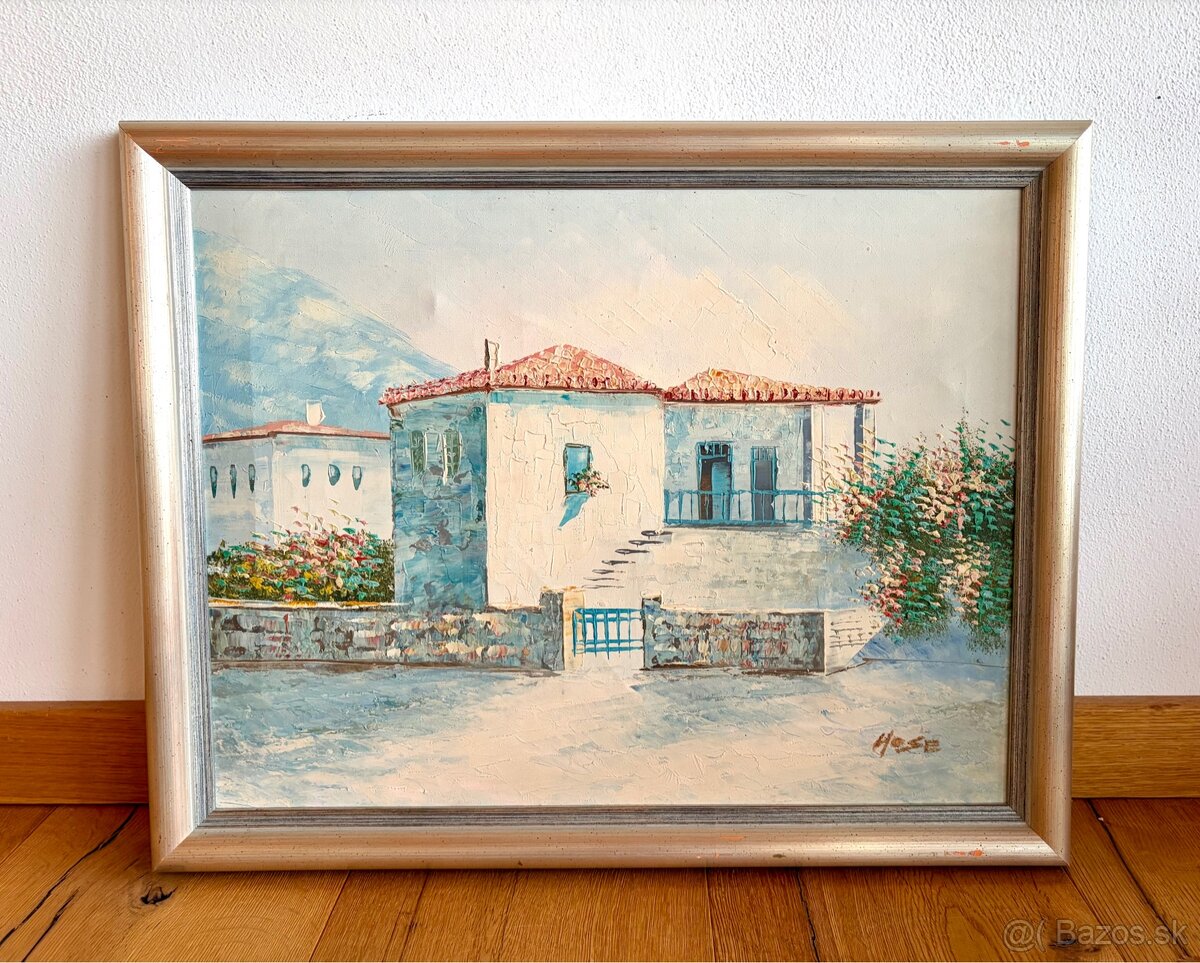 Starý obraz olejomalba - 2