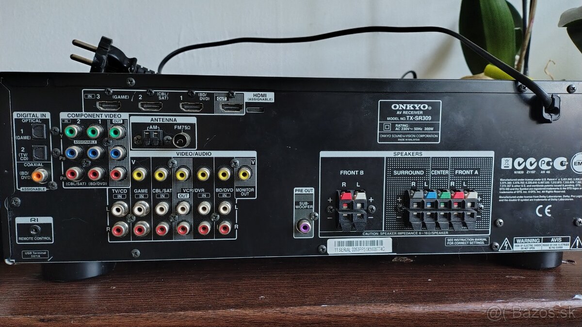 onkyo receiver tx sr309 - 2
