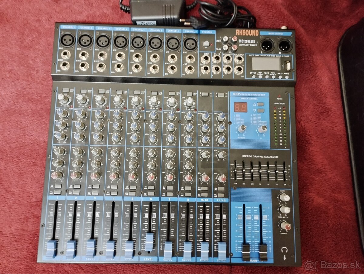 Predám zvukovú aparatúru Repro, mix, procesor - 2