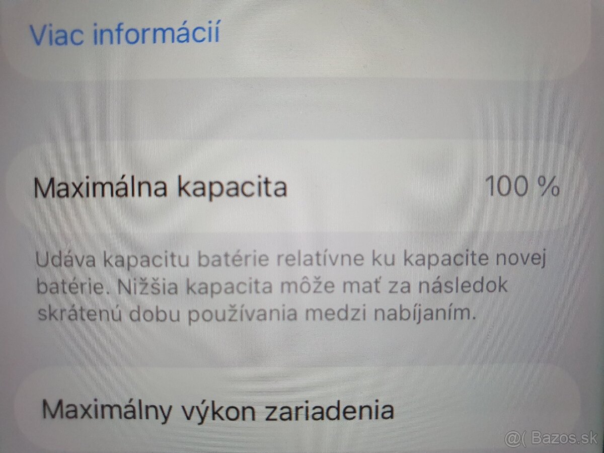 Apple iPhone 11 64GB Zdravie batérie 100% - 2