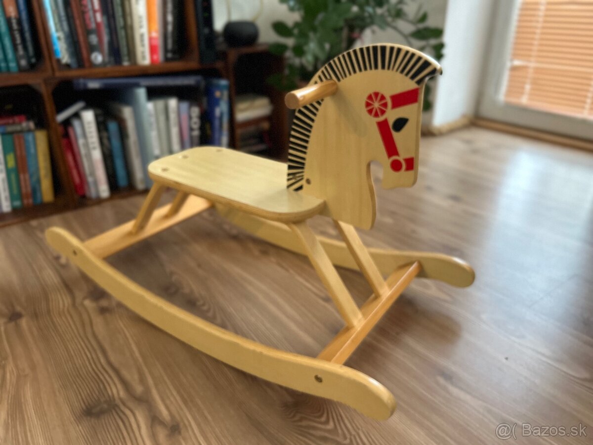 Drevený hojdací koník - 2