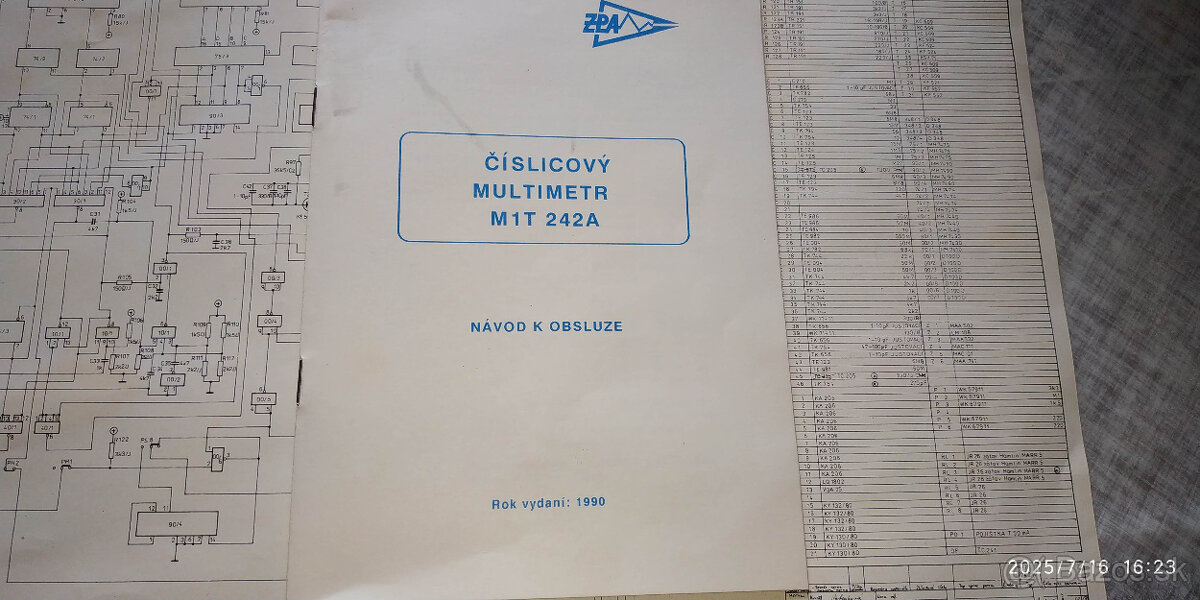 Číslicový multimeter. - 2