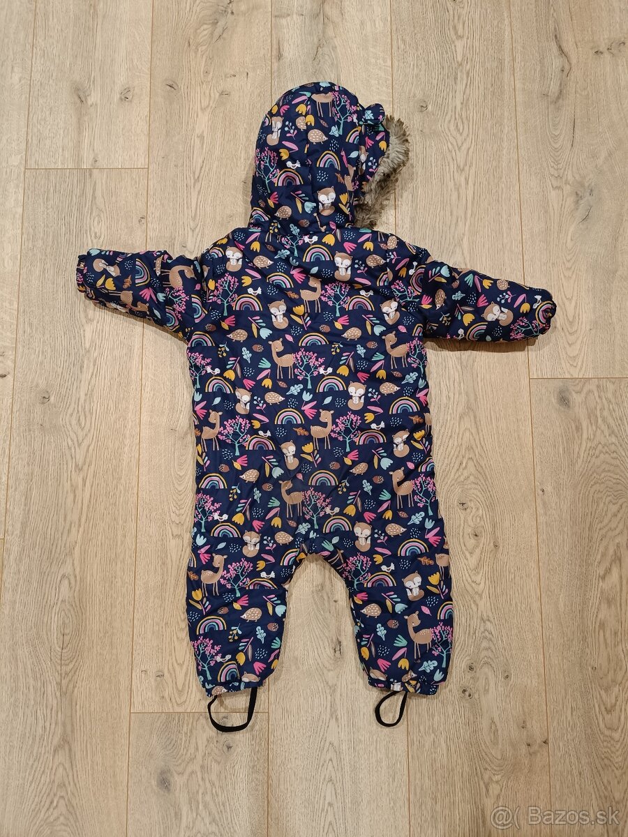 Overal + Zimná bunda veľkosť: 12-18 mes. - 2