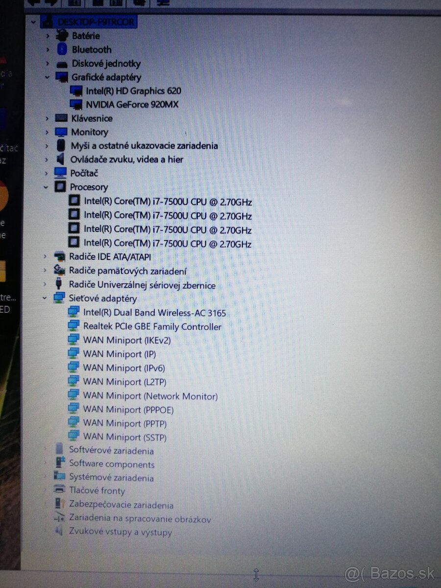 Lenovo 310. 15,6"FHD. 12 GB DDR4. SSD 256 GB. Nová baterka. - 2