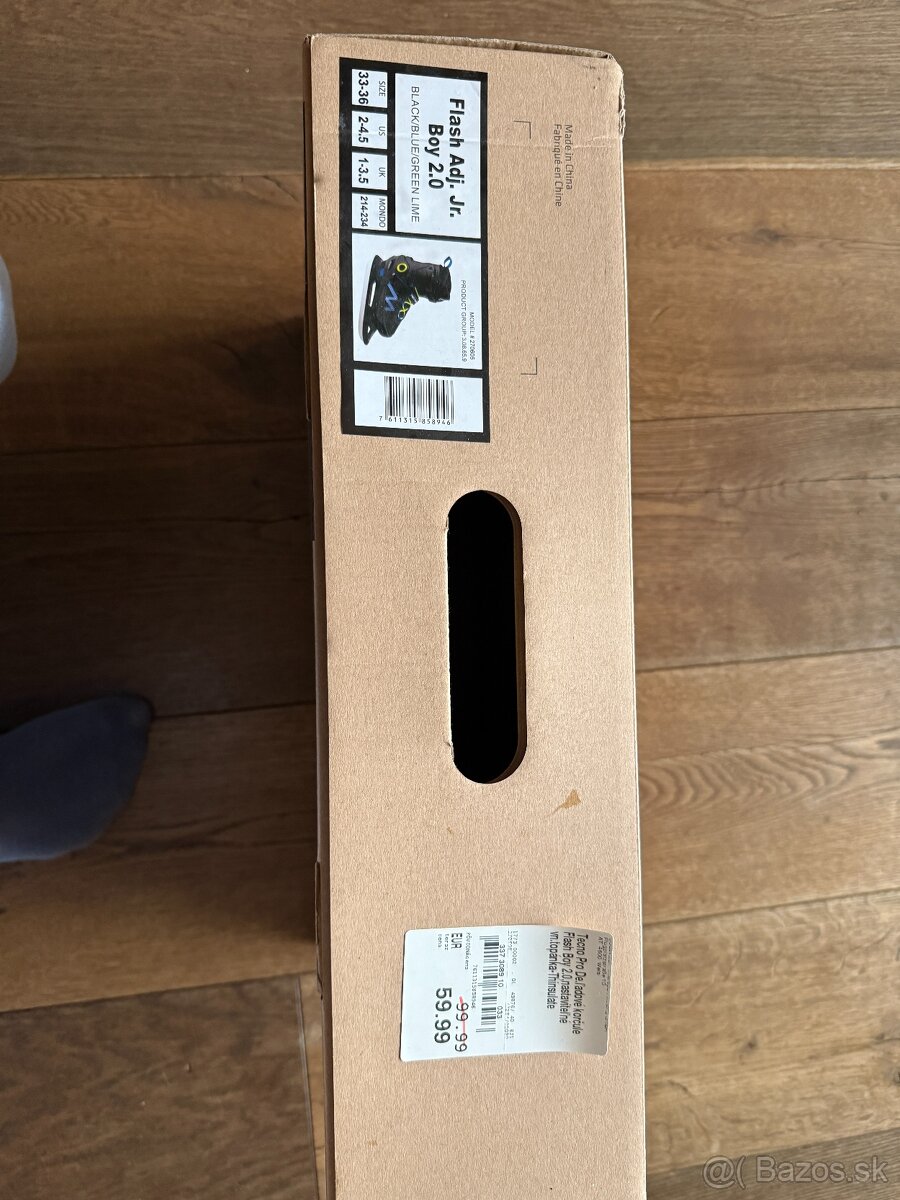 Detské Chlapčenské ľadové nastaviteľné korčule - 2