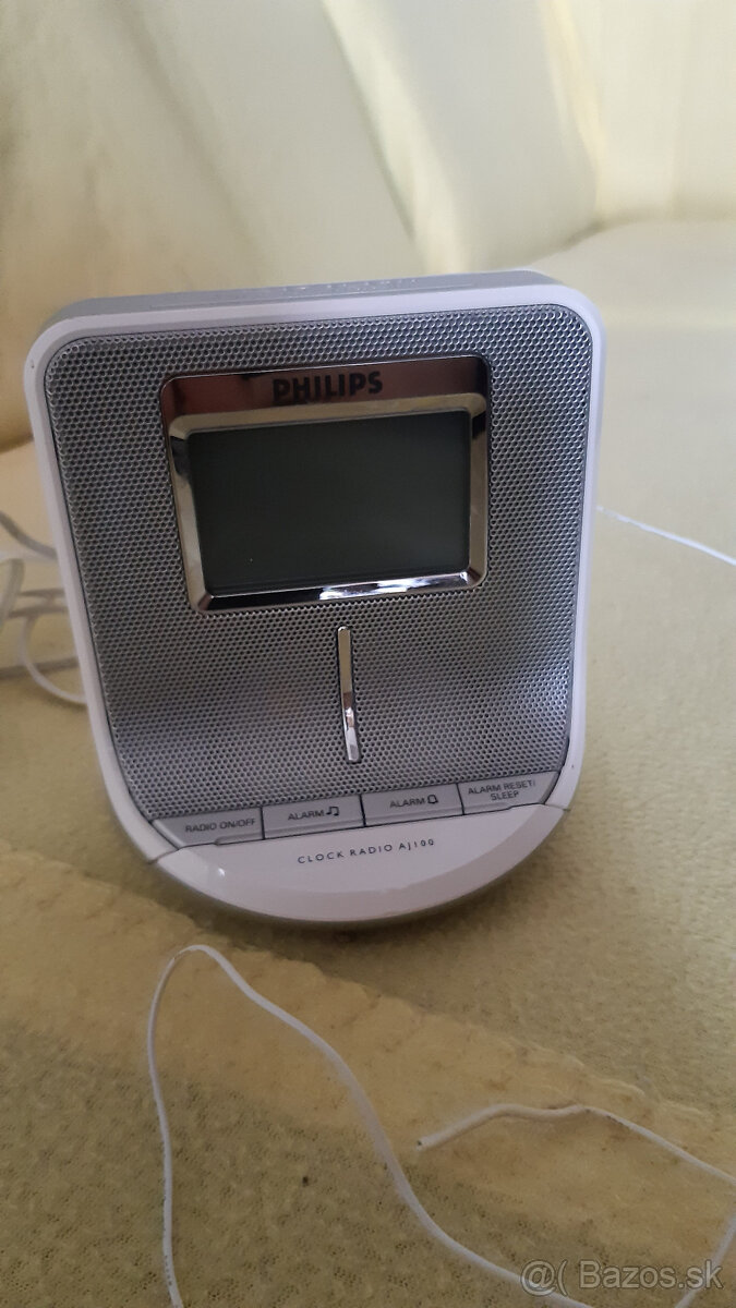 Predám radio Philips s budikom funkčné. - 2