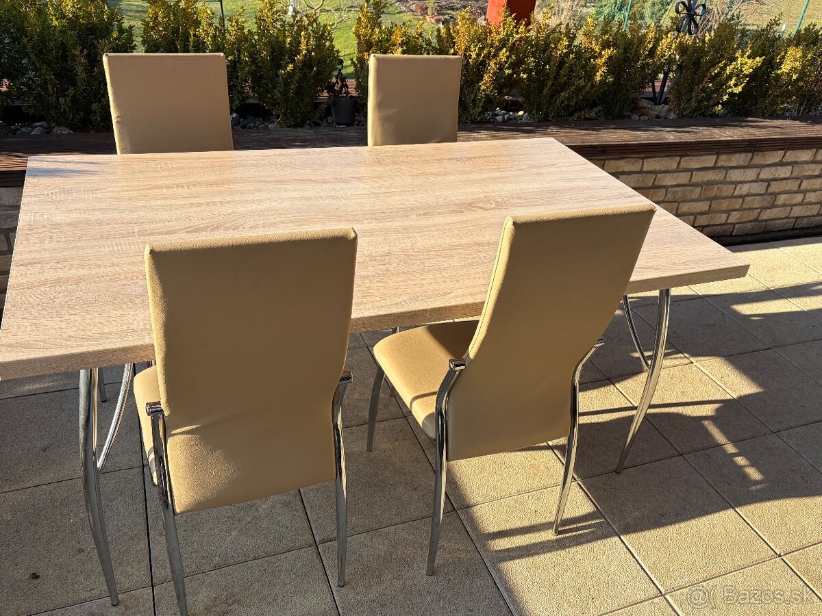Stôl + 4 stoličky - 2