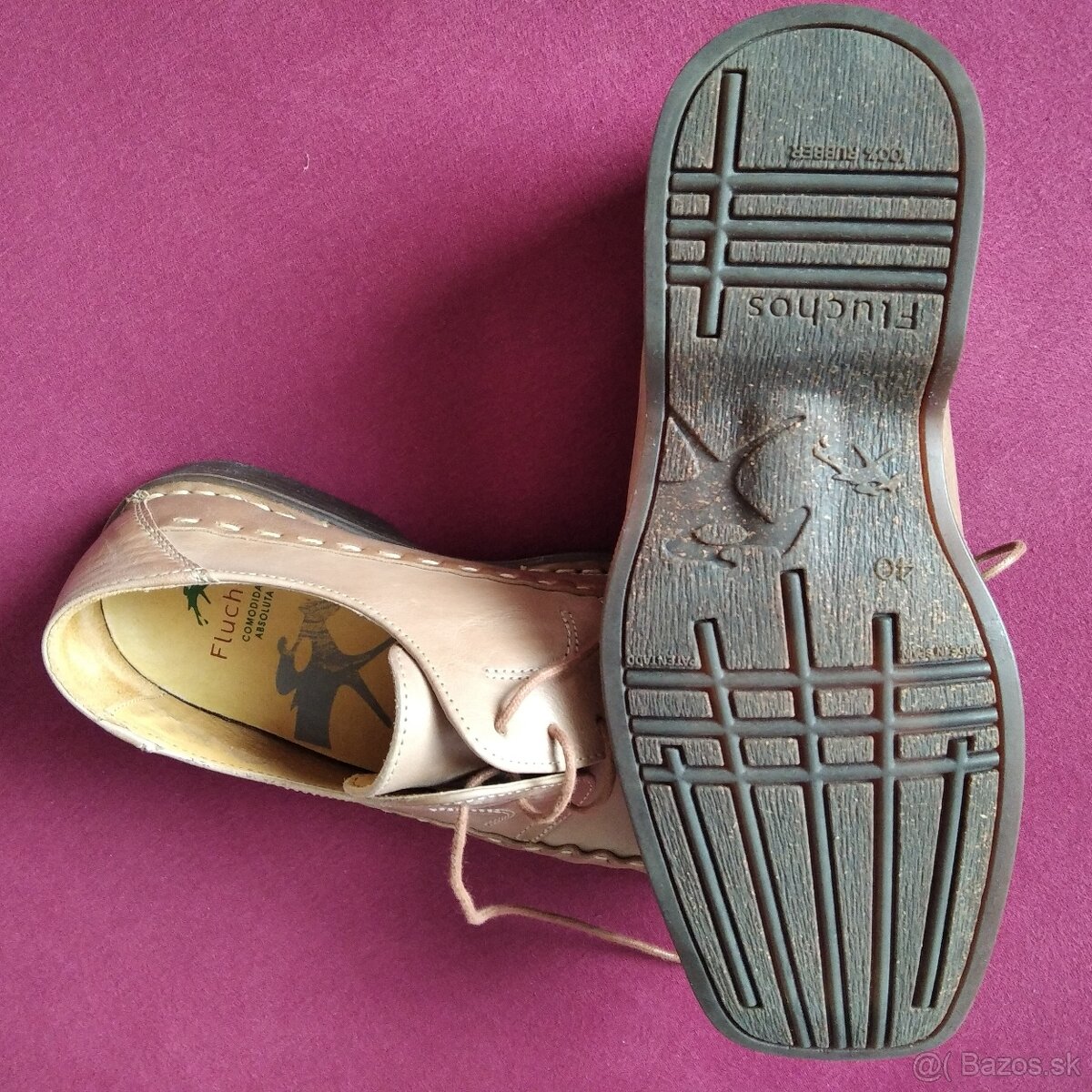 Kožené poltopánky Fluchos 40-41 - 2