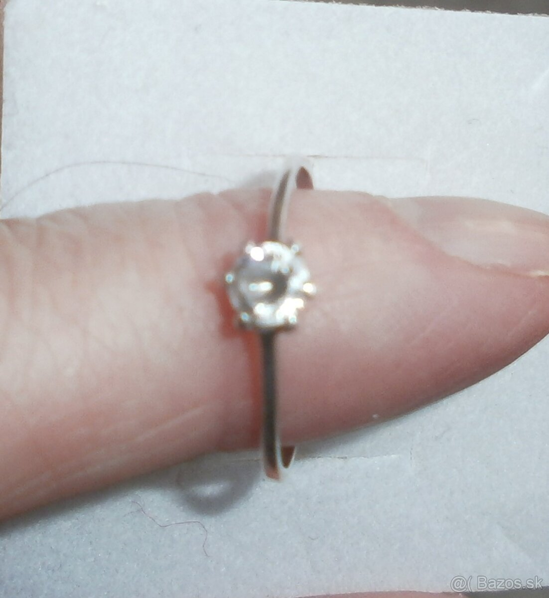 strieborný prsteň - 2