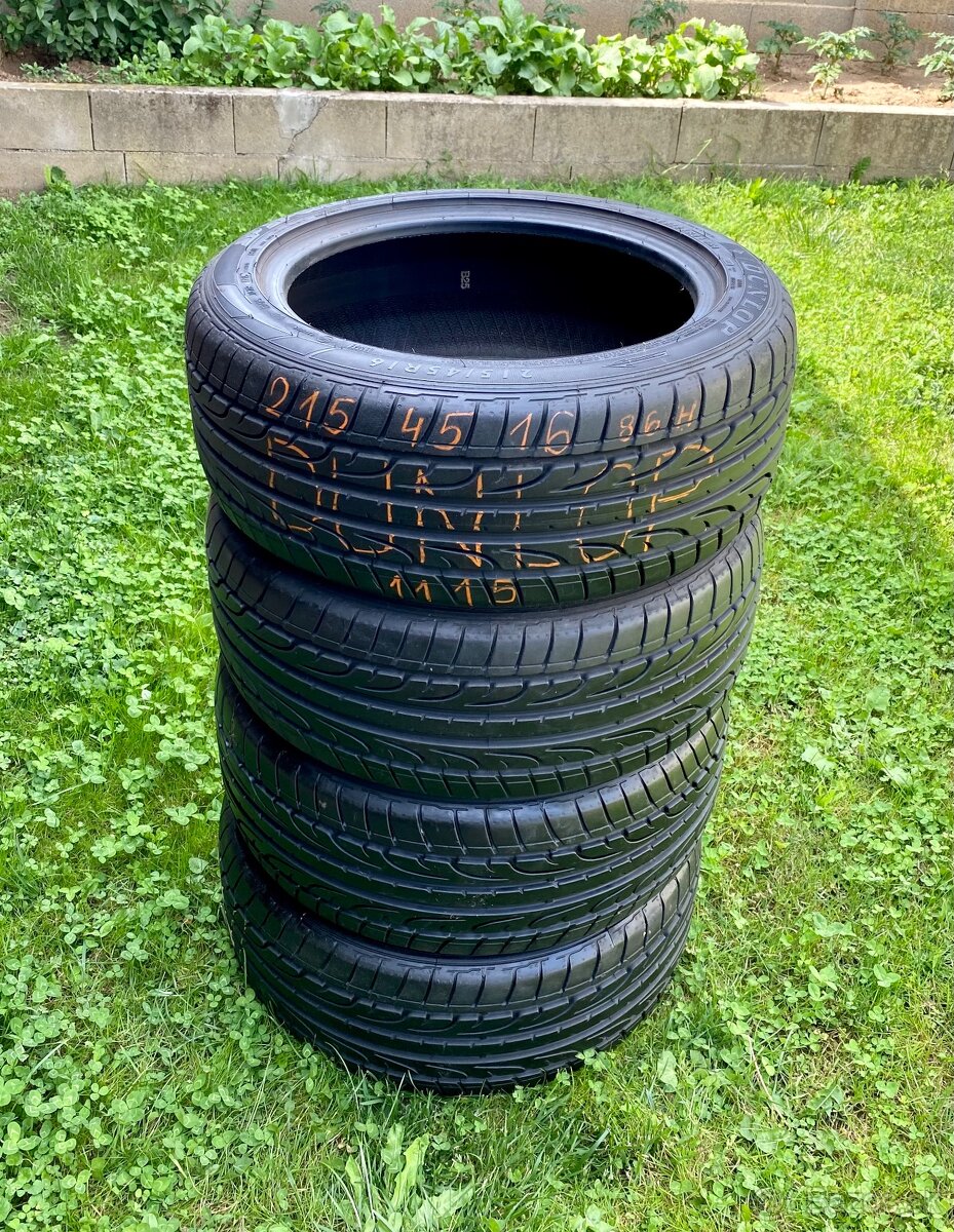 215/45 r16 letné DUNLOP 86H - 2