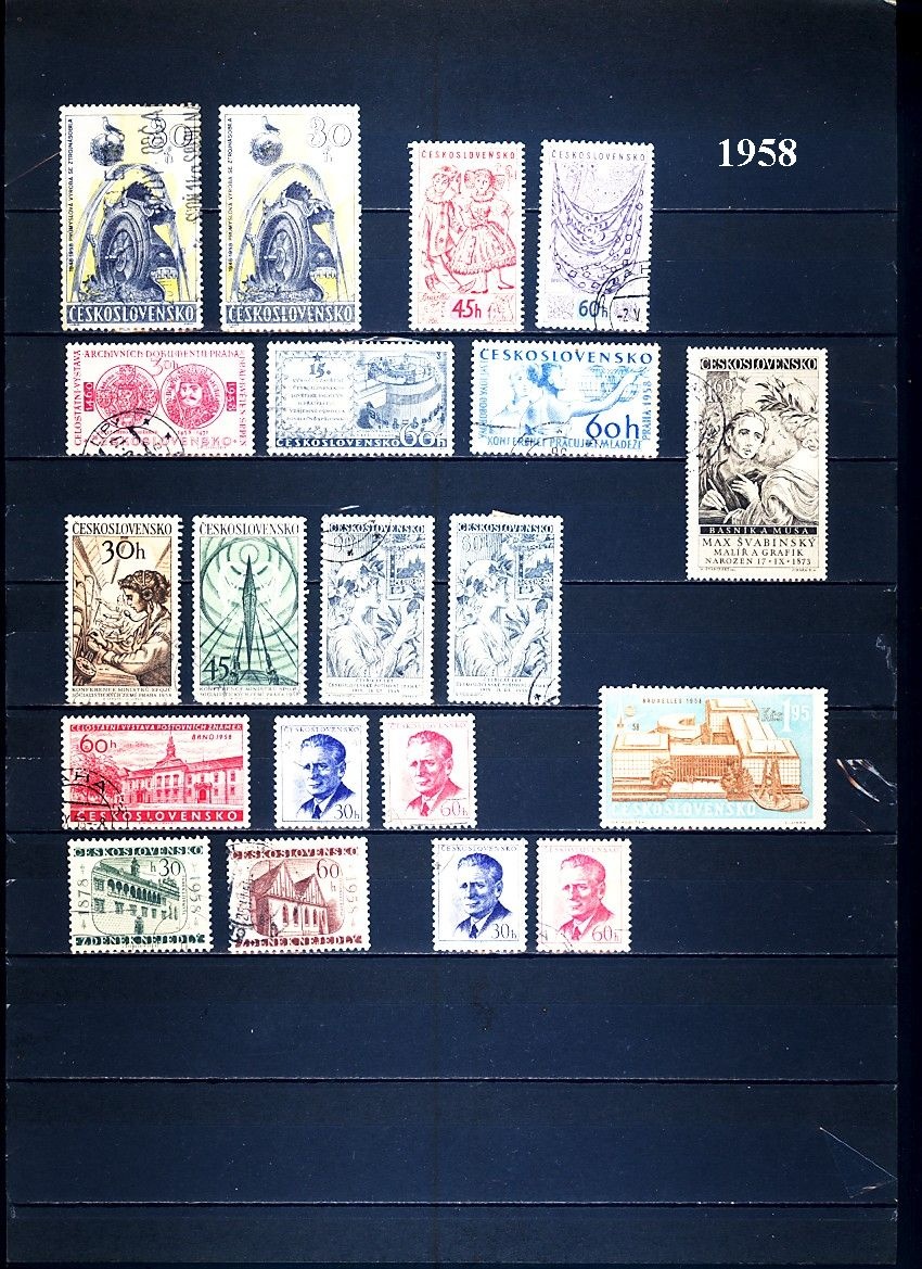Poštové známky Československo 14 - - 2