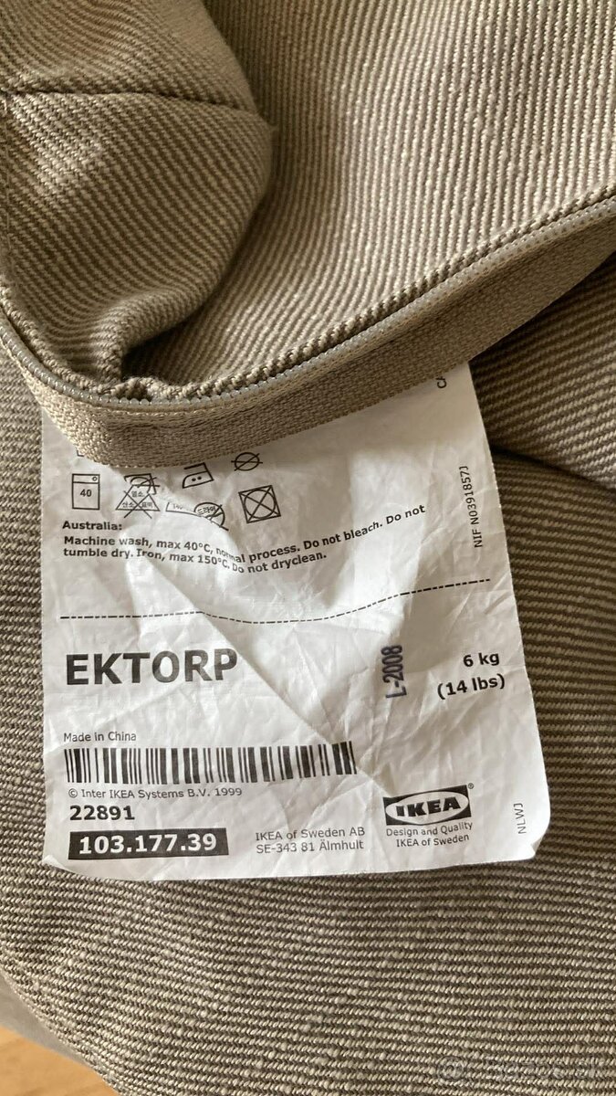 Poťah IKEA Ektorp - 2