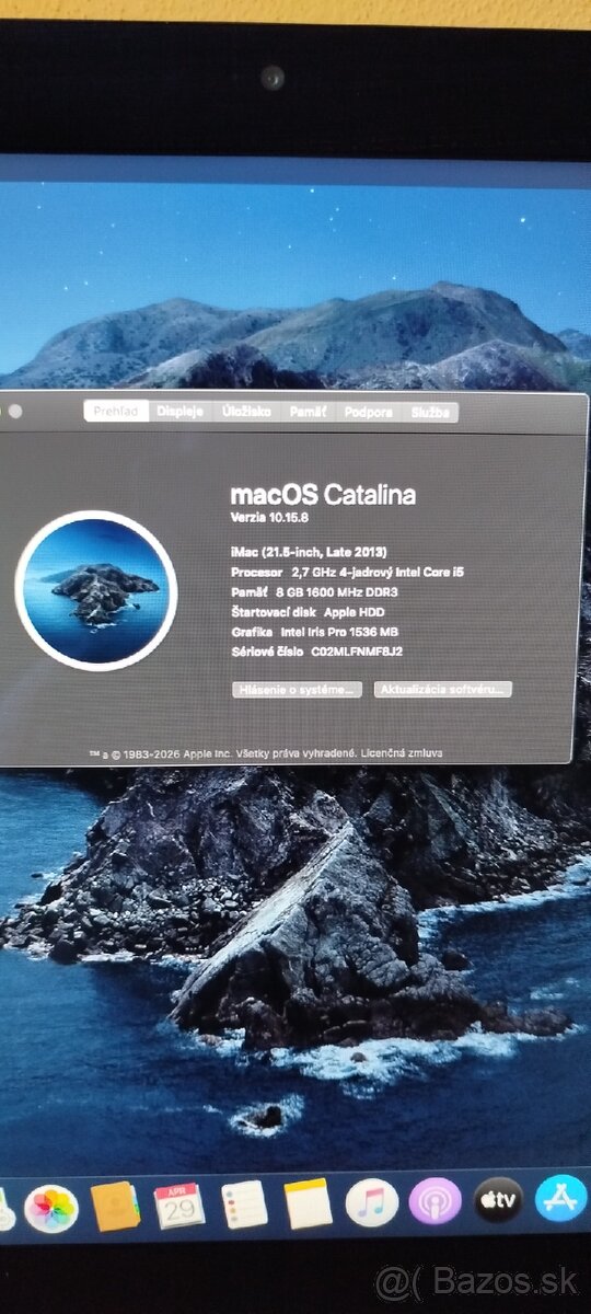 imac 21.5" late 2103 ios + win 11 pro - 2