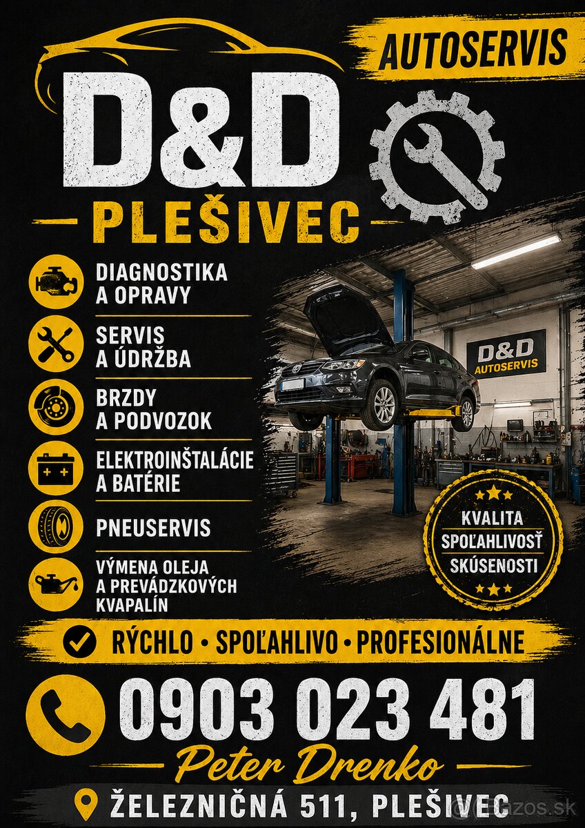 Autoservis D&D plešivec - 2