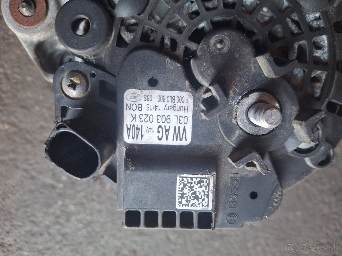 Alternátor 03L903 022K 140A - 2